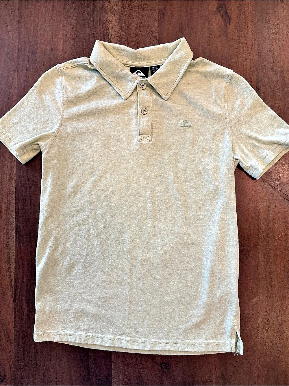 Quiksilver Boy’s Polo Shirt in Green Size Medium